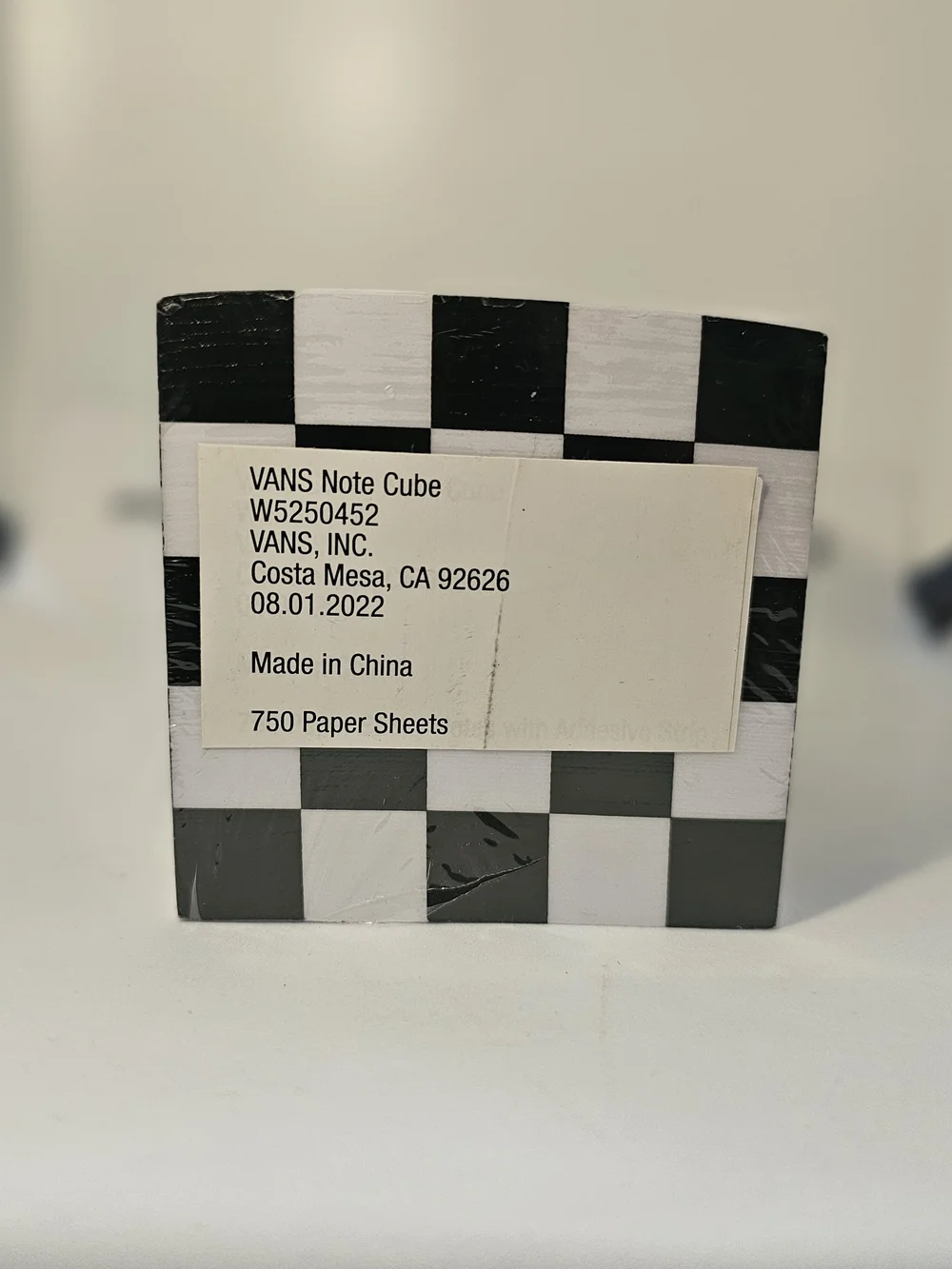 Vans 'Off The Wall' Notes Cube - Set Of 2